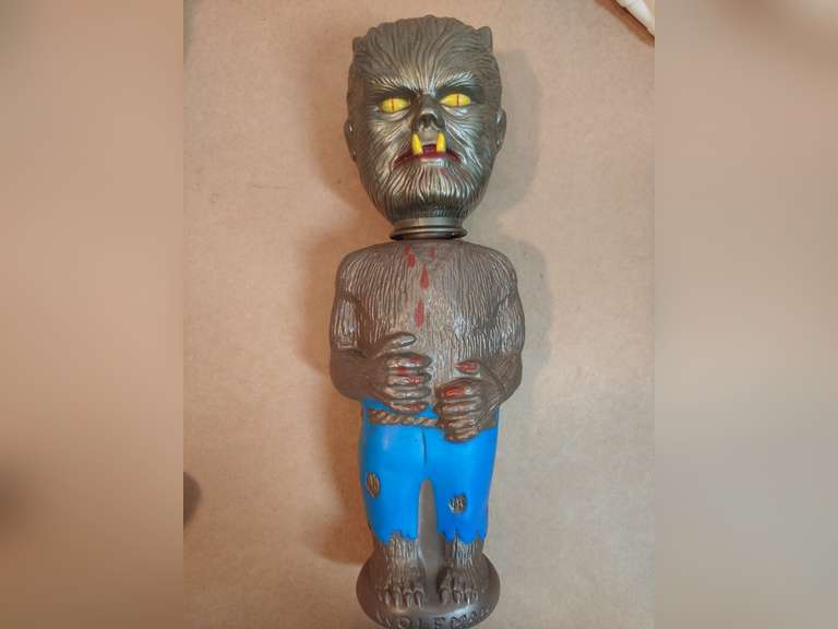 1960's Soaky Bubble Bath Bottlesthe werewolf is the only complete bottle Northern Kentucky