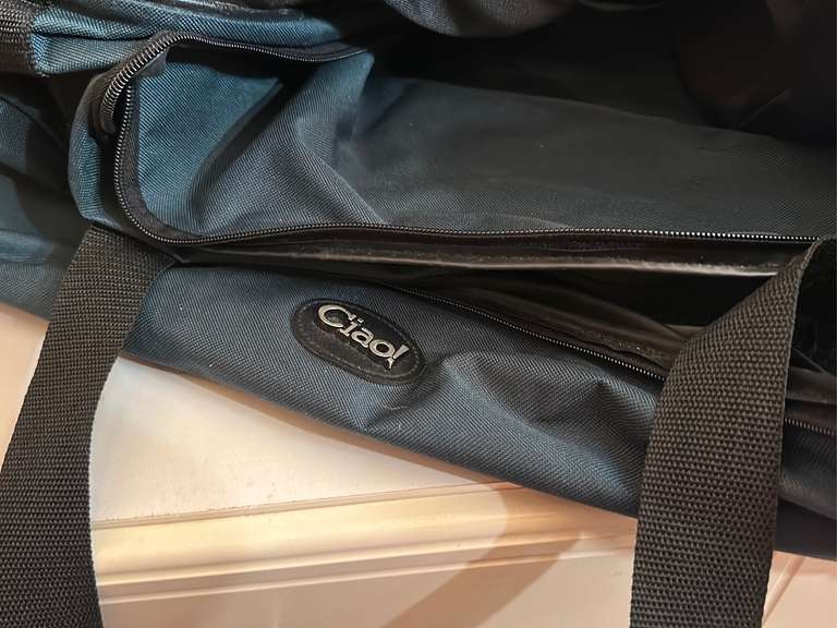 Rolling duffel bag, Nike gym bag