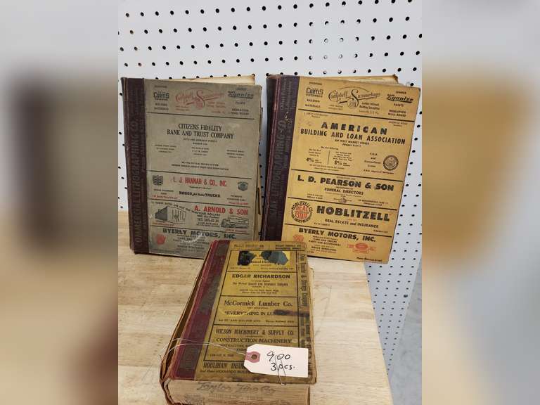1933 and 1952 Lexington City Directory (included occupations), 1956 ...