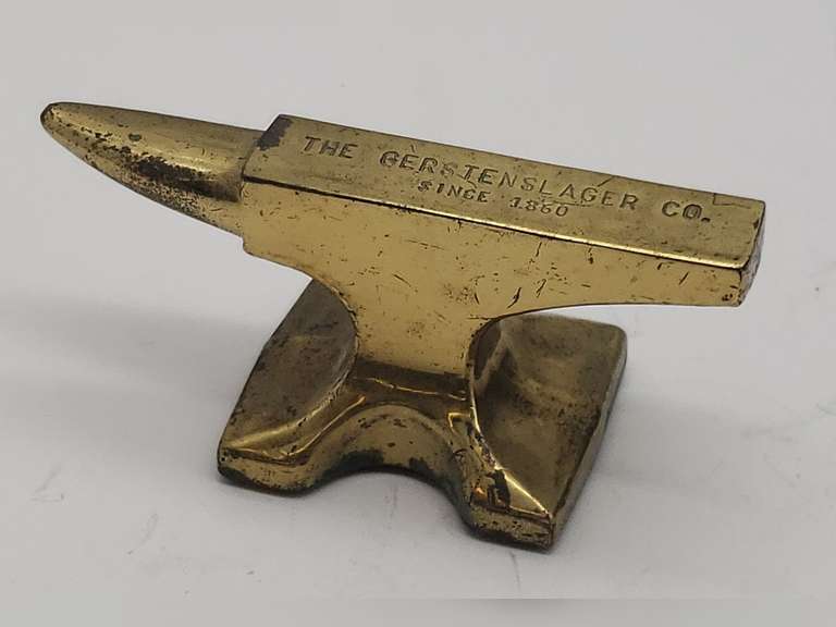 Anvil Advertising Paperweight, The Gerstenslager Co. Since 1860