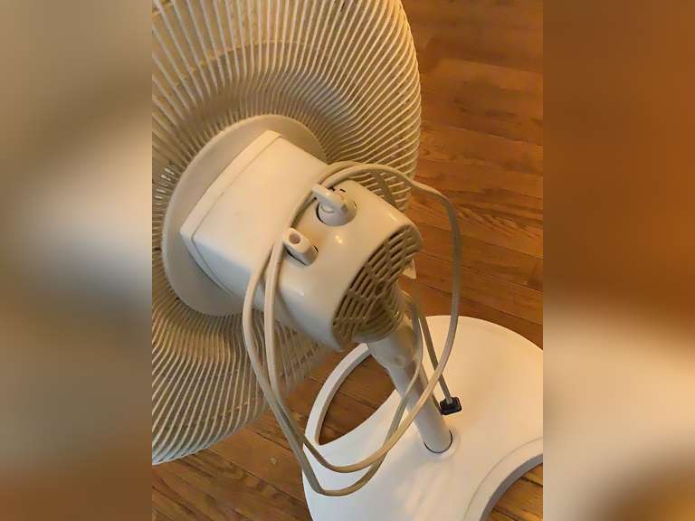 Galaxy pedestal fan. Worked when tested.