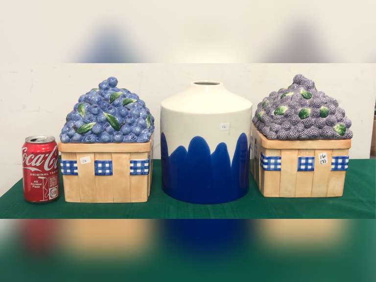 Cylinder Vase & Cannisters Northern Kentucky Auction, LLC