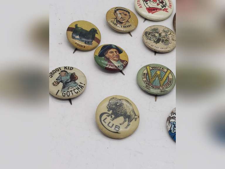 40 Pack Baseball Button Pins - 2 Inch Sport Player Team Gifts With Safety Back