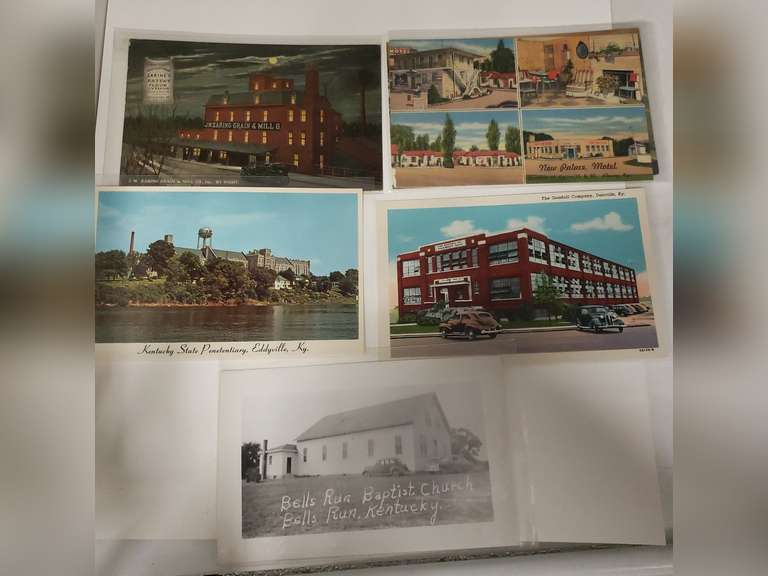 24 Kentucky Postcards, Kentucky Businesses, Circa 19051950 Some Rare