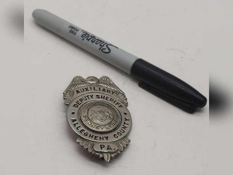 Deputy Sheriff Auxiliary Badge, Allegheny County, PA