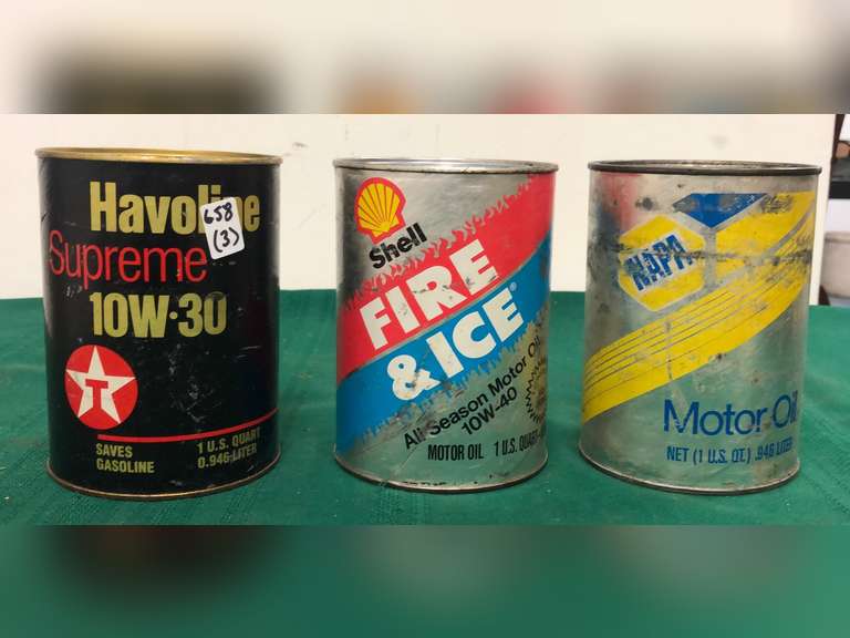Vintage Shell, Havoline & Napa Motor Oil Unopened Northern Kentucky