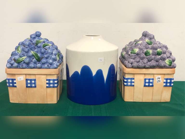 Cylinder Vase & Cannisters Northern Kentucky Auction, LLC