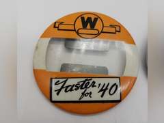 Group Of Employee Badges & I.D. Badge, Circa 1940 Gilbey LTD, American Radiator & Westinghouse, Cincinnati & Louisville