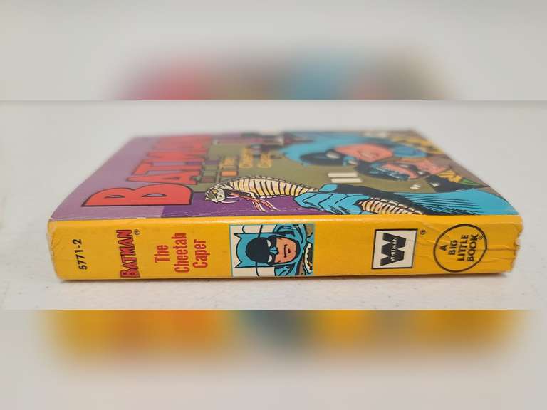 Batman book "The Cheetah Caper" a big little book