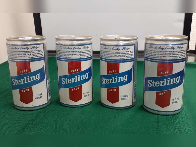 4 Vintage Sterling Kentucky Derby Beer Cans Northern Kentucky Auction