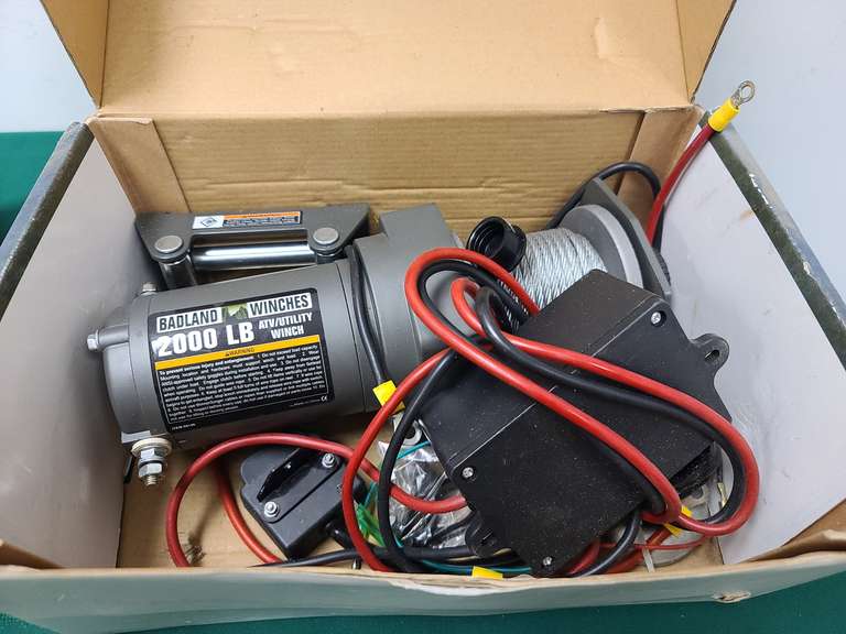 Badlands Winches 2000lb capacity ATV/Utility winch