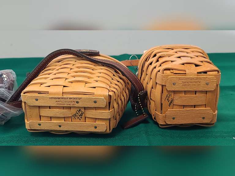 Longaberger baskets 2000 country estates, small saddlebrook with