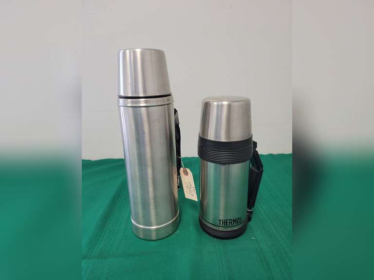 2 Stainless Thermos Champ & Thermos Brand
