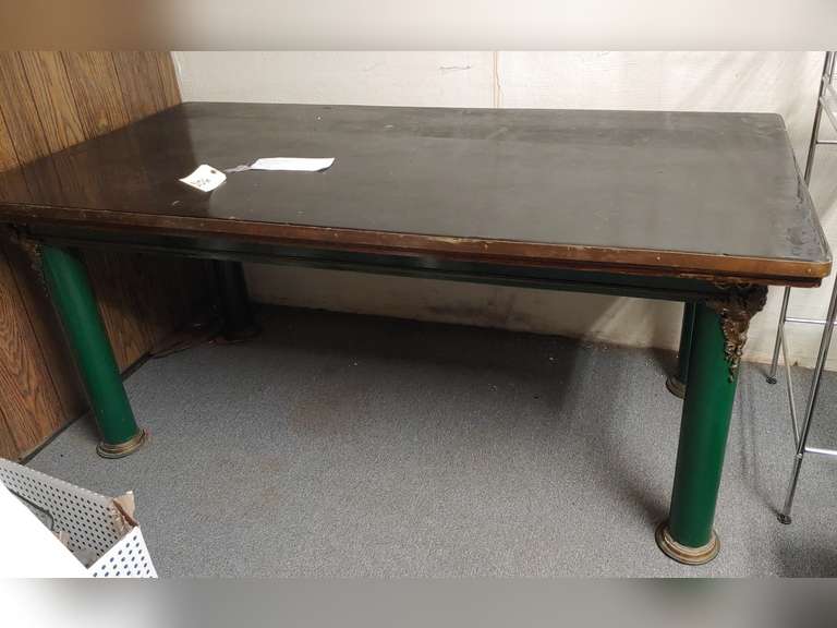 Old Courthouse table. According to the owner came from the Covington