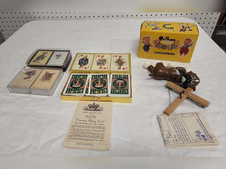 2 Sets of cat cards (factory sealed) Coronation playing cards