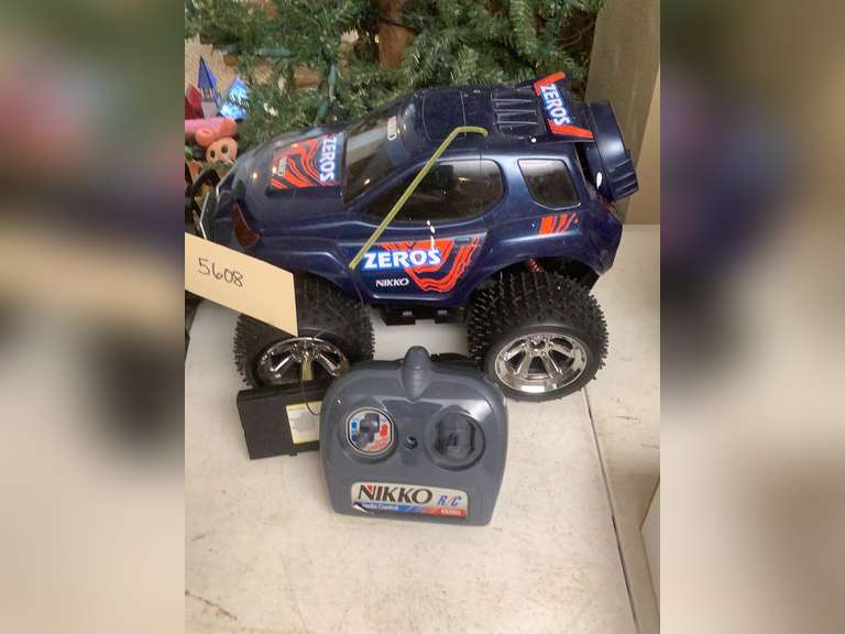 Remote control car by Nikki with remotes. Did not test.