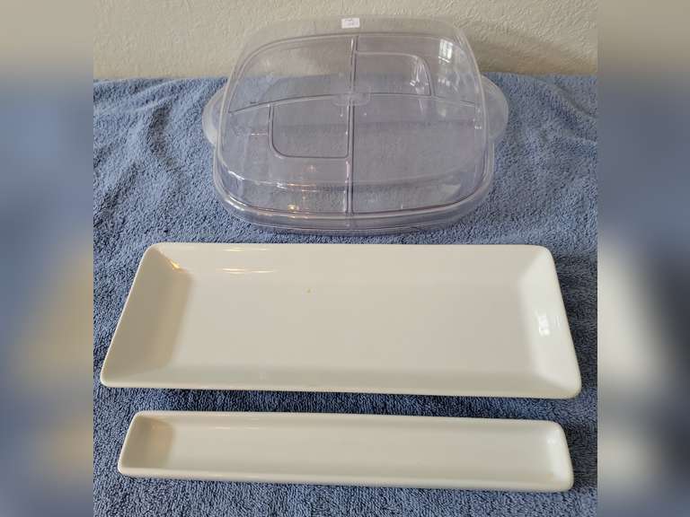 Pampered Chef Divided Tray and Serving Dishes Northern Kentucky