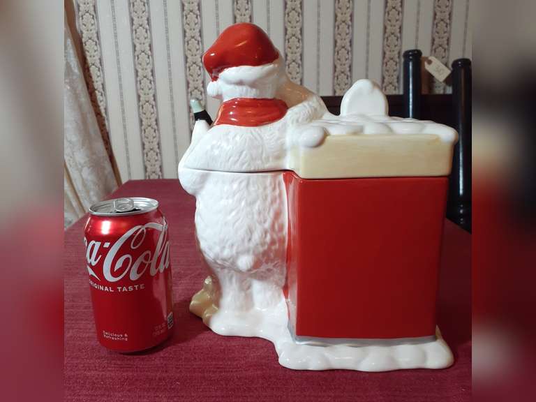 CocaCola Polar Bear Vending Machine Cookie Jar Northern Kentucky