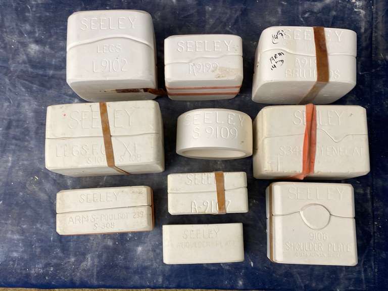 10 Seeley ceramic doll molds Northern Kentucky Auction, LLC