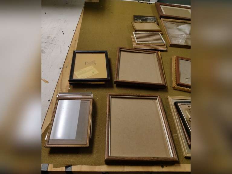 Picture frames.