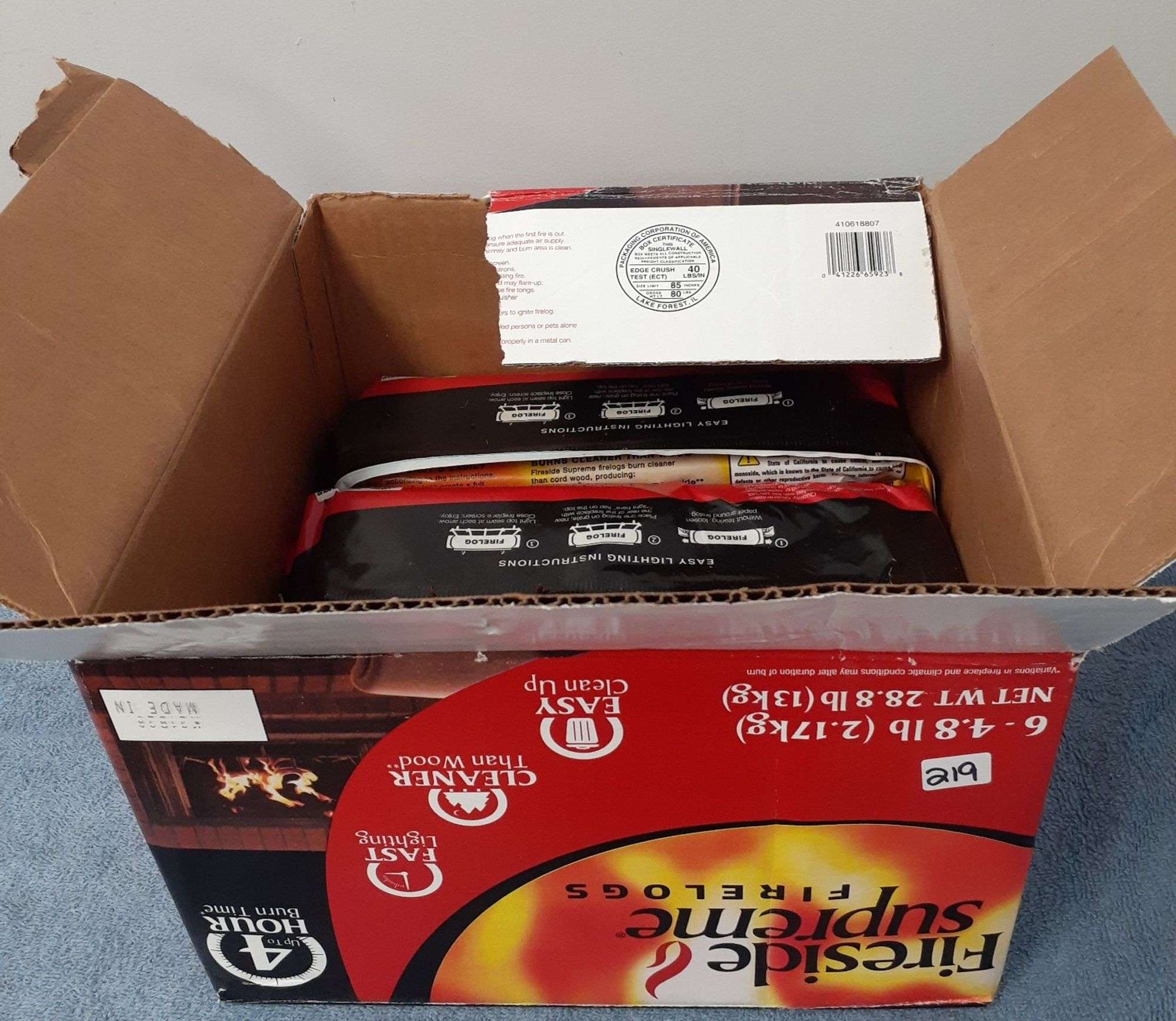 3 Fireside Supreme 4 Hour Firelogs - Northern Kentucky Auction, LLC