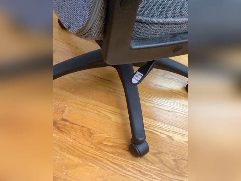 High back office chair. Raises & lowers.