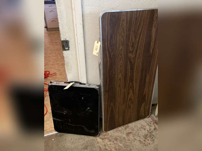 Two folding tables Northern Kentucky Auction, LLC