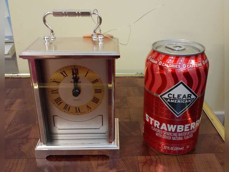 Bulova Battery Operated Quartz Desk Clock Northern Kentucky Auction, LLC