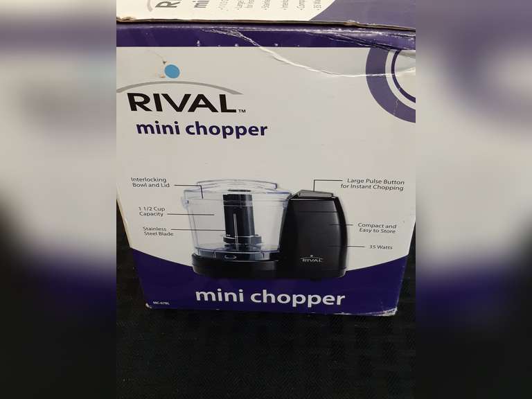 Rival Mini Chopper appears new in box Northern Kentucky Auction, LLC