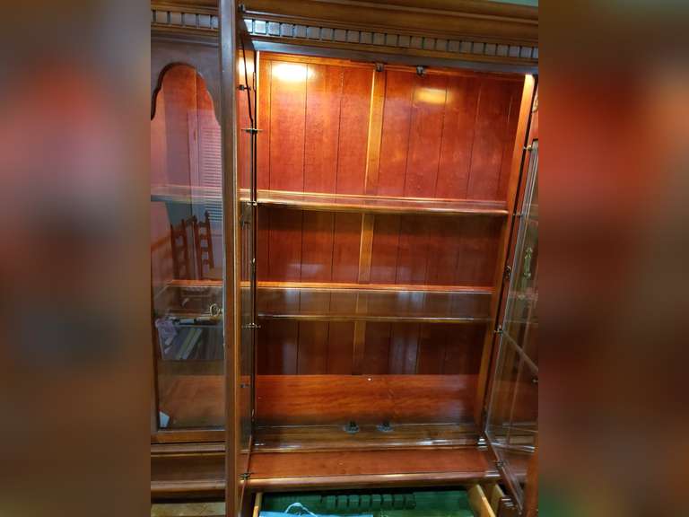 Cherry House, Lagrange, Ky, china lighted with glass shelving