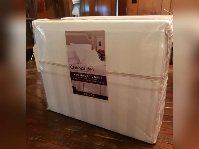 Chris Madden full sheet set Northern Kentucky Auction, LLC