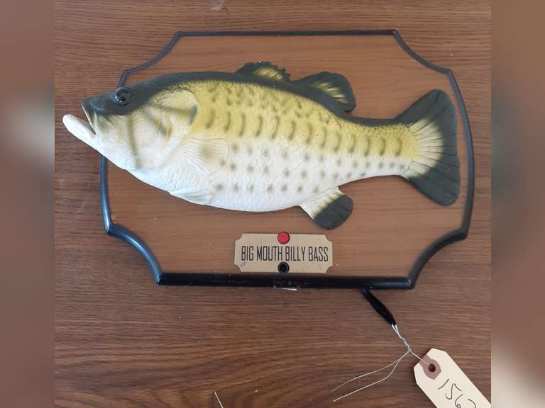 Big Mouth Billy Bass poisson chantant gemme original vintage 1999