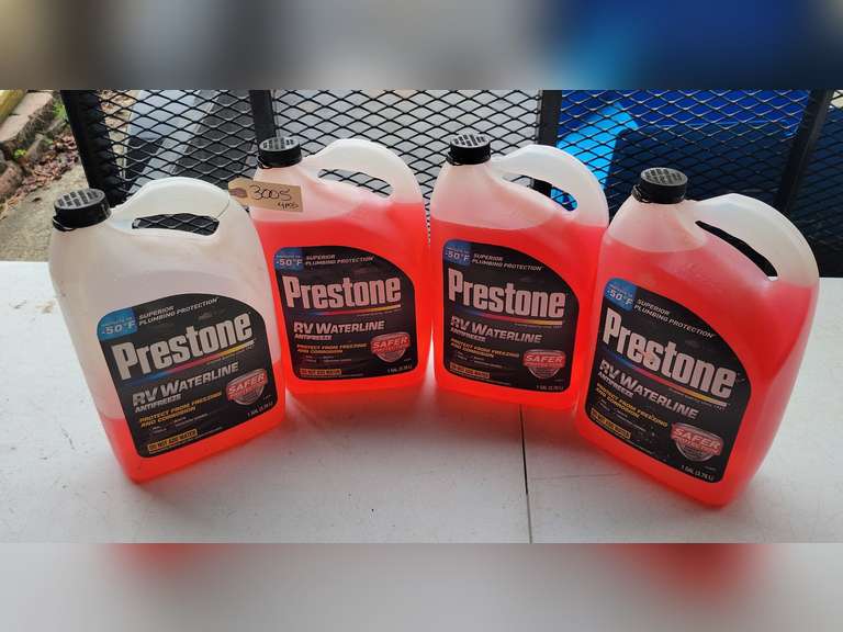 Prestone RV Waterline Antifreeze 3 Appear Unopened