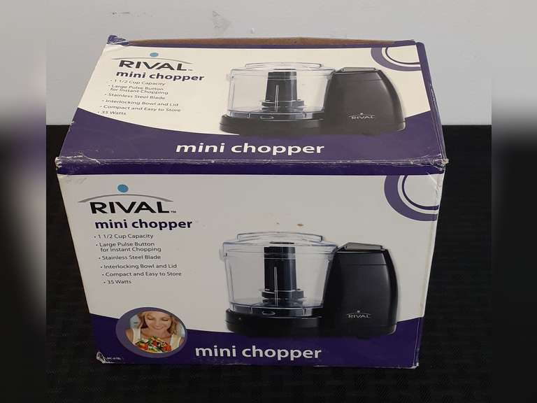 Rival Mini Chopper appears new in box Northern Kentucky Auction, LLC
