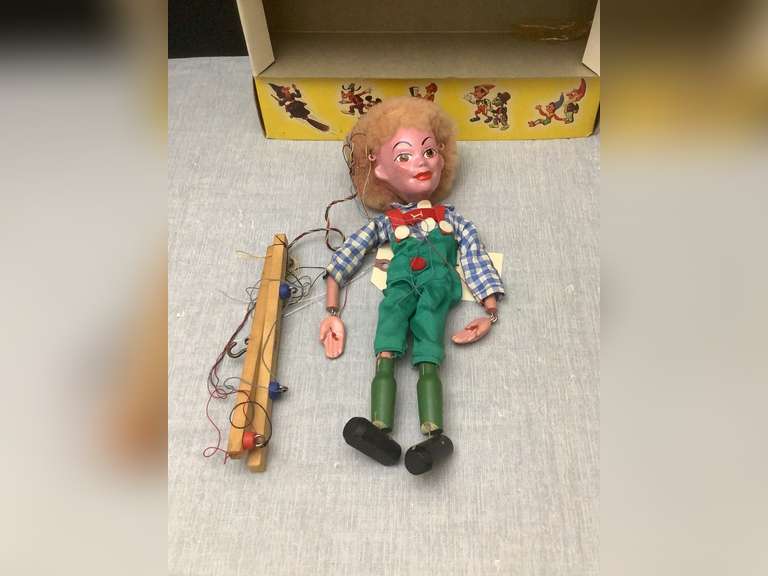 Pelham handmade puppet.