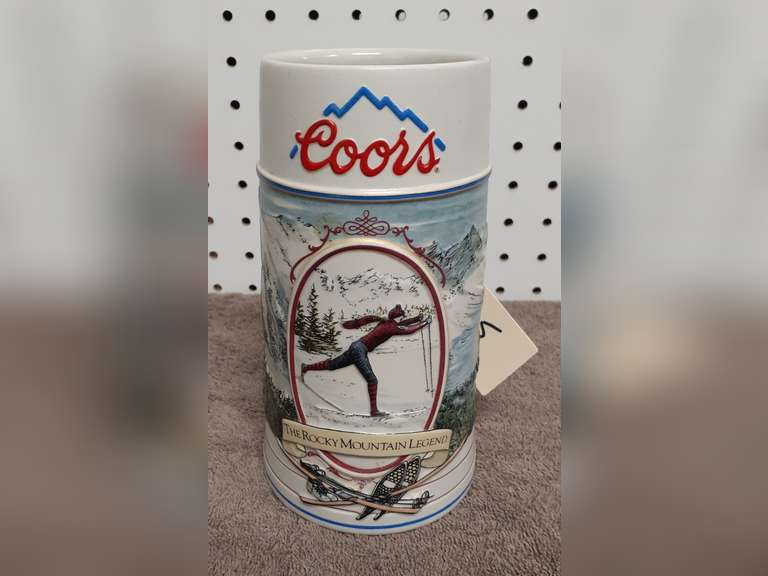 Coors Brewing Company "The Rocky Mountain Legend Series" 1991 Beer Stein