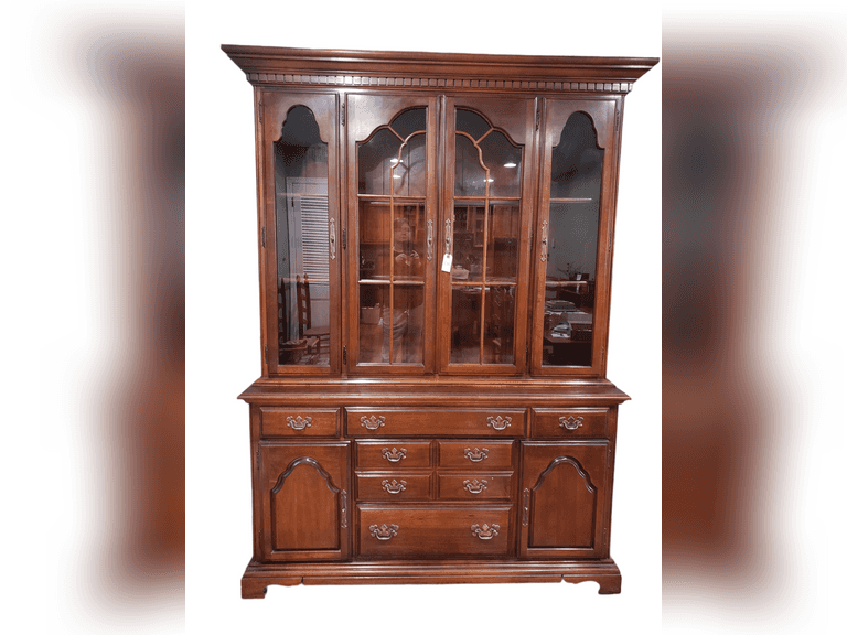 Cherry House, Lagrange, Ky, china lighted with glass shelving