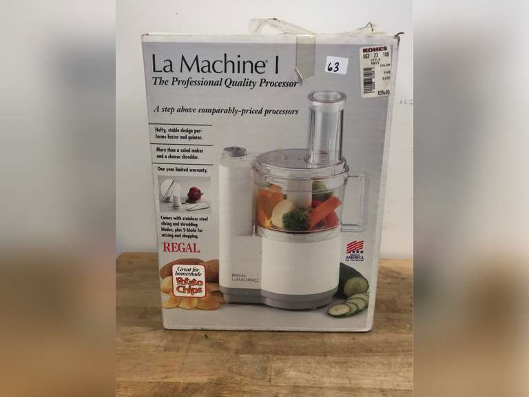 REGAL La Machine Food Processor (not tested)
