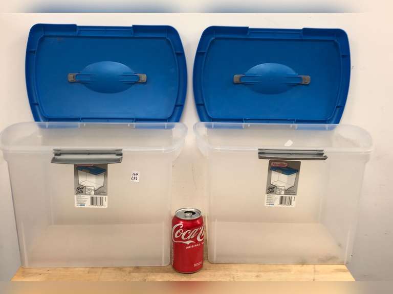 Sterlite Storage Totes Hanging File Folders Northern Kentucky Auction, LLC