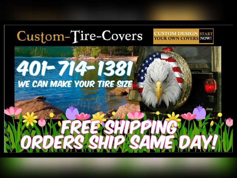 70.00 Gift Certificate to Tire Cover Central, Donated by Tire Cover