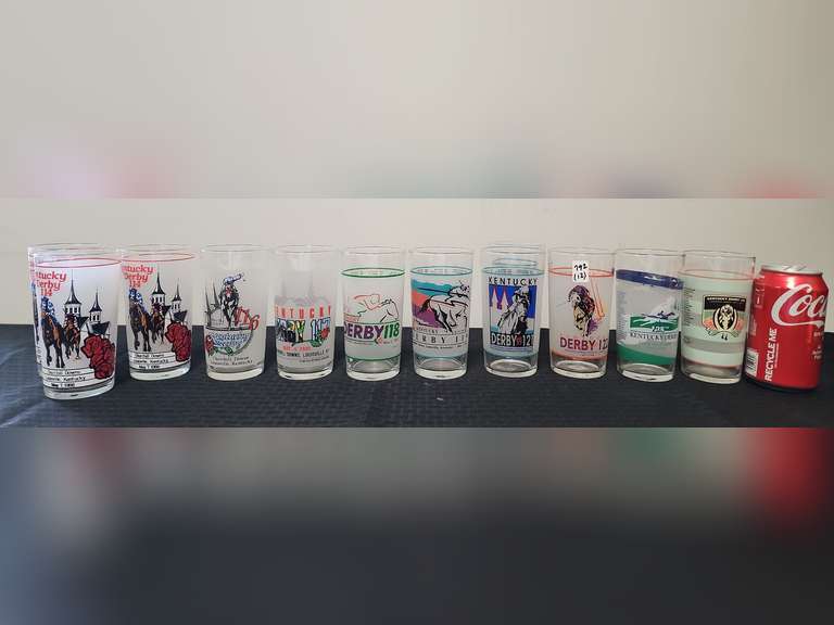 Kentucky Derby glasses 19882004