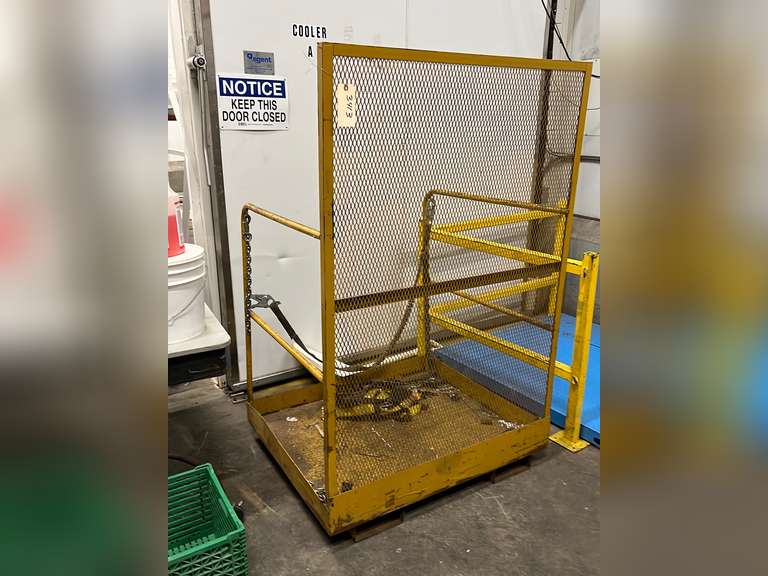Man lift for forklift Northern Kentucky Auction, LLC