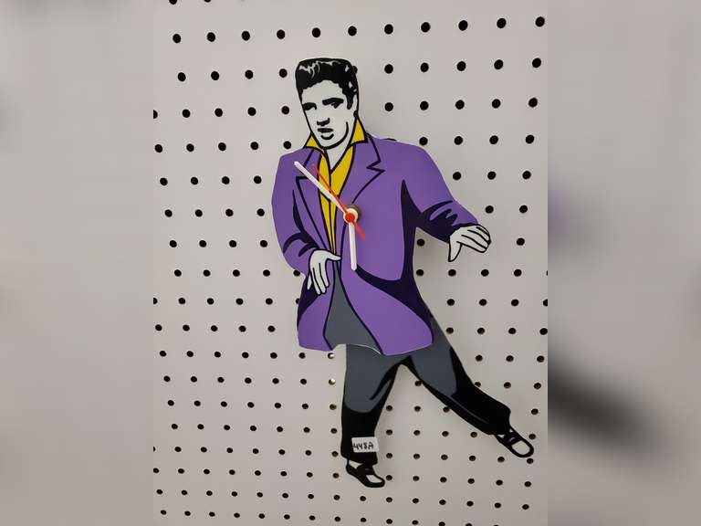 Elvis Presley Swinging Legs Pendulum Wall Clock Northern Kentucky