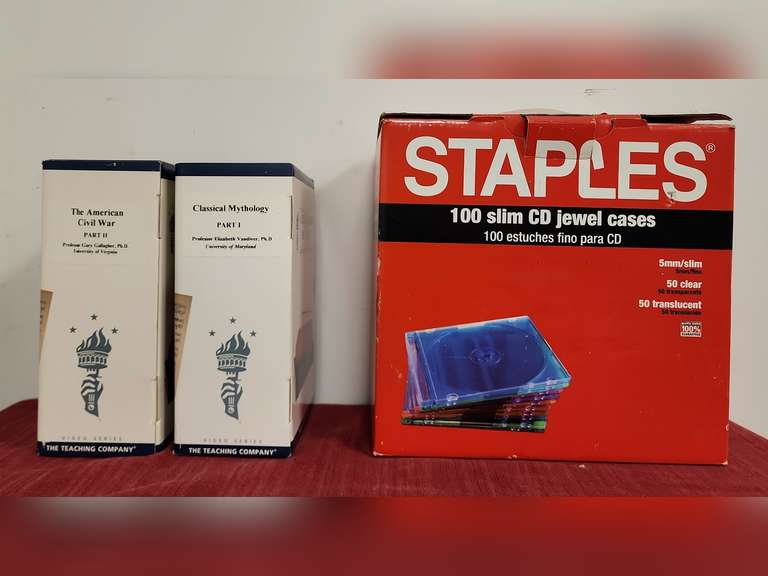 VHS TapesThe American Civil War & Classical Mythology Staples slim
