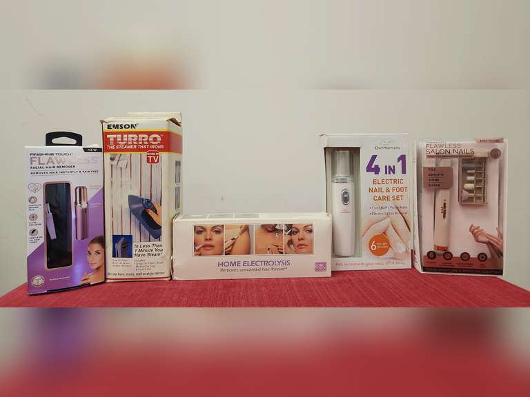 Flawless hair removal & salon nails Turro steamer and more