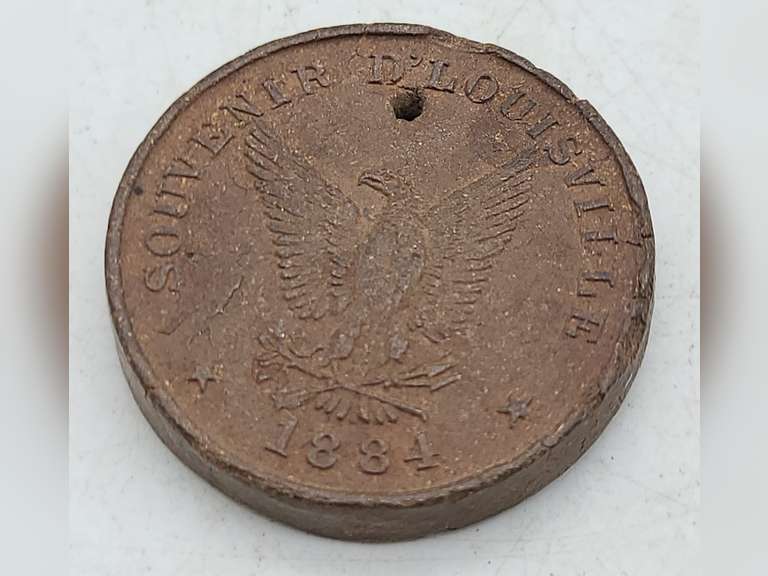 1884 Souvenir D' Louisville, Composite Mold Die, Louisville, KY