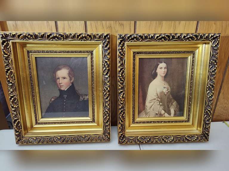 Framed Major Riddle and Southern Belle