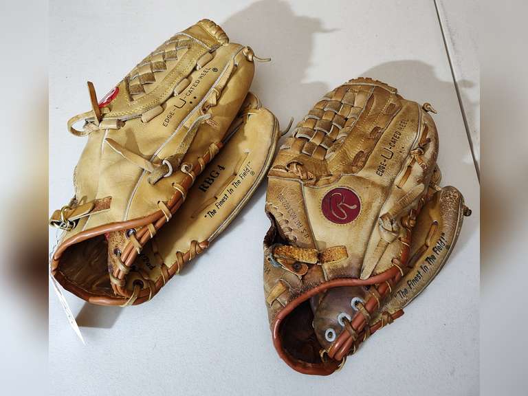 2 Rawlings baseball gloves