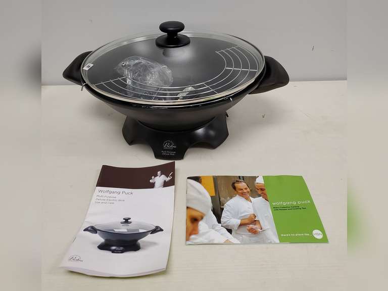 Wolfgang Puck Deluxe Electric Wok