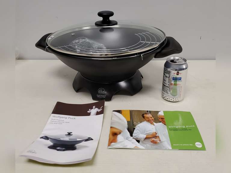 Wolfgang Puck Deluxe Electric Wok